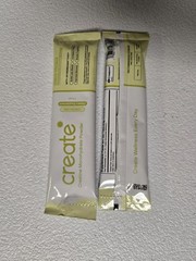 Create Creatine Monohydrate Powder Lemon Lime Dietary Supplement 30 sticks