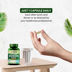 Himalaya Organics Highly Absorbable Magnesium Glycinate Support Overall 120 cap