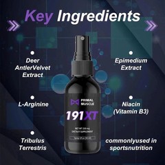 Primal Muscle 191Xt Recovery Spray | 191Xt Primal Muscle Spray, a Plant-Based an