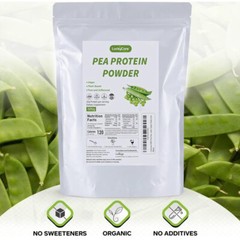 500G Organic Pea Protein Powder Vegan Formula Supports Muscles 26g Per Serving