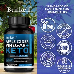Apple Cider Vinegar BHB Salts Supplement Diet Pills Unisex Support Appetite