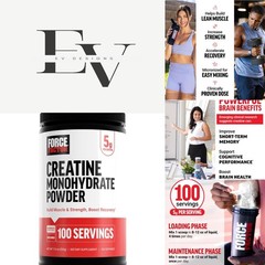 Creatine Monohydrate Powder 500g – Unflavored, 100 Servings for Peak Performance