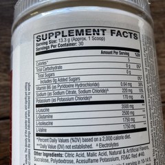 2x XTEND ORIGINAL BCAA 7g Air Heads Zero Sugar, 14 Oz CHERRY Exp 07/27
