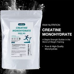 Pure Creatine Monohydrate 10lbs Powder Micronized 5000mg Per Serving Unflavored
