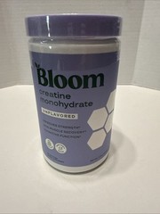 Bloom Nutrition Creatine Monohydrate Powder-unflavored-Micronized Creatine 12/26
