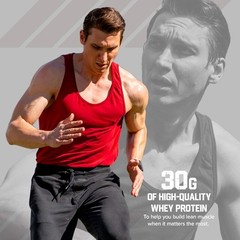 SIXSTAR Whey Protein Powder Plus – 30g Protein, BCAAs, Immune Support – 1.8 lbs