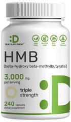 Ultra Strength HMB Supplements 3000mg Per Serving 240 Capsules