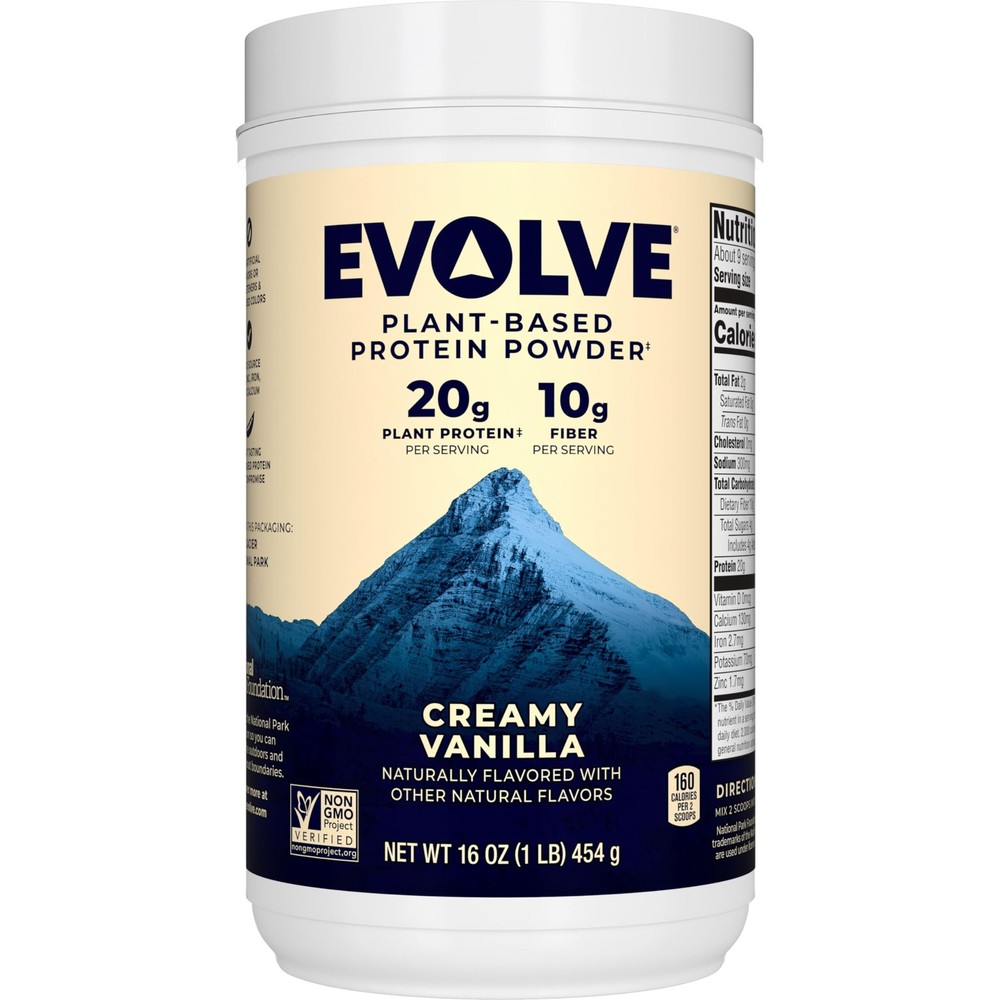 Evolve Protein Powder, Ideal Vanilla, 20g Protein, 1 Lb