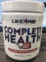 Like A Pro Complete Health V3 Full Spectrum Multivitamin 240 Capsules