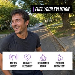 Evlution Nutrition BCAA Energy + Electrolytes – Energy & Endurance – 30 Servings
