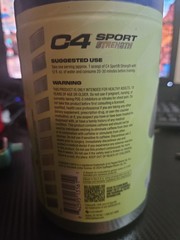 C4 Sport Strength Hawaiian Punch Berry Blue Typhoon Pre-Workout 20 Servings 406g