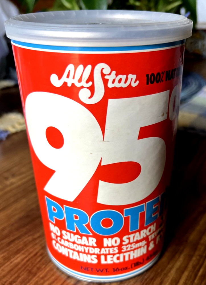 Vintage AllStar 95 protein powder- 16 oz – no sugar, no starch