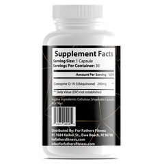 CoQ10 Ubiquinone 200mg for Energy Support & Heart Health