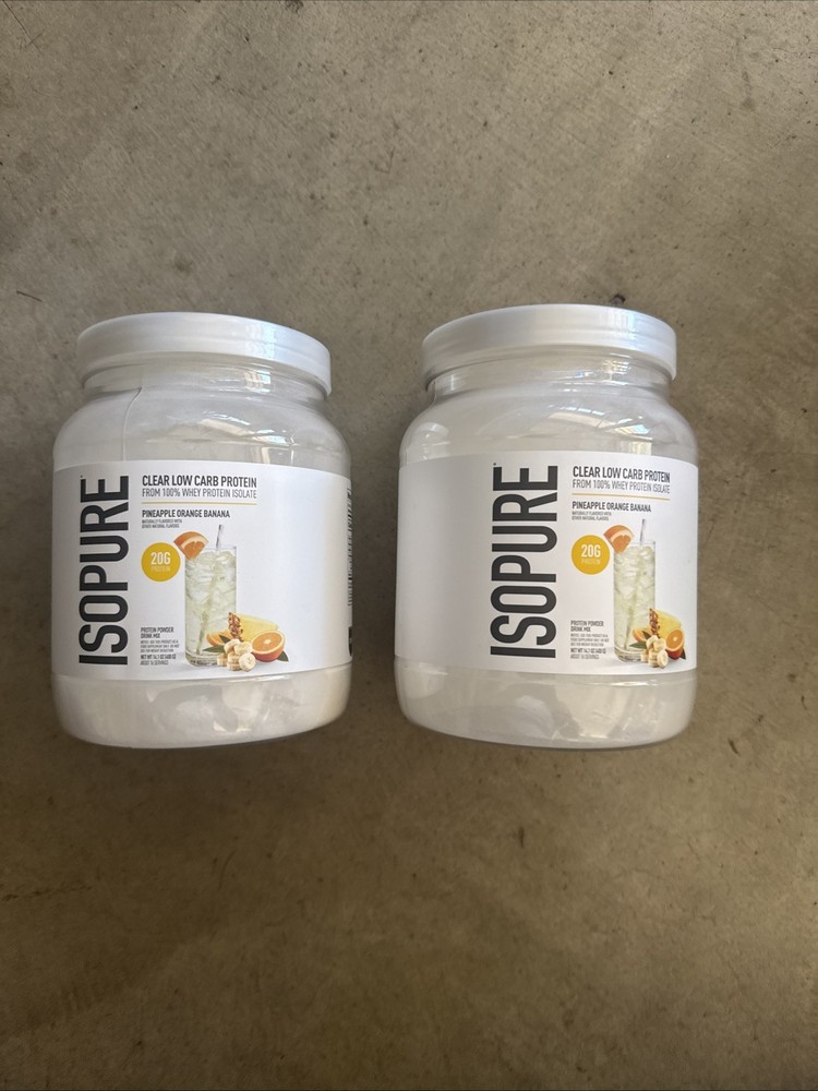Isopure Clear 20g Whey Isolate Protein Powder – Tropical Punch – 16 Servings