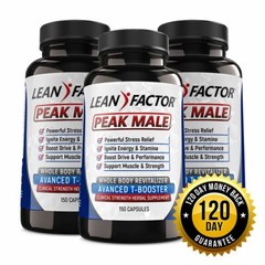 Peak Male Professional Strength Testosterone Booster – Money Back Guarantee