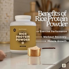 Zen Principle Organic Brown Rice Protein 6 Lb. Usda Certified Organic.