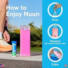 Nuun Sport Electrolyte Tablets for Proactive Hydration, Mixed Flavors, 4 Pack