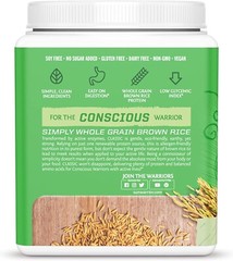 Sunwarrior Classic Organic Brown Rice Vegan Protein Powder, 375g, Unflavored
