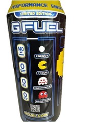G-Fuel Pac Man Energy Drink Full Can 16 Fl Oz Cherry Lollipop Video Game Arcade