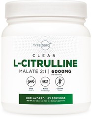Type Zero Clean L-Citrulline Malate 2:1 Powder Drink Mix (500g) Unflavored