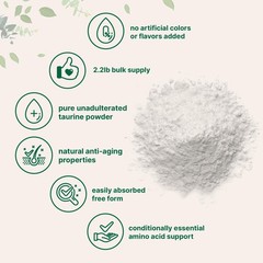 Micro Ingredients Taurine Powder Supplement | 1 KG, 2.21 Pound (Pack of 1)