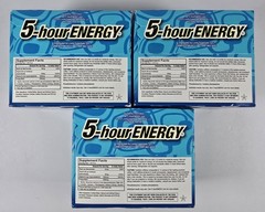 Lot of 4 (6-Packs) 5-Hour Energy EXTRA STRENGTH 24 Shots 2 FLAVORS
