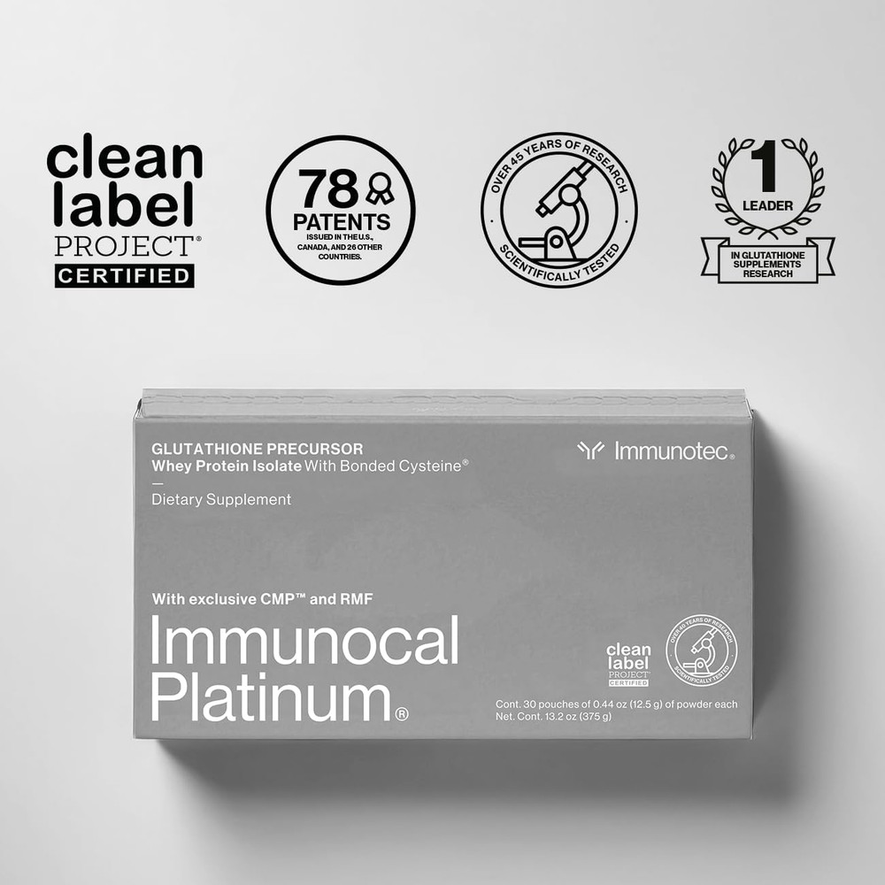Platinum Glutathione Precursor – Whey Protein Isolate, Anti-Aging, Skin + Cel…