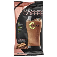 High Protein Iced Coffee, Cinnamon, 12 Packets, 1.06 oz (30 g) Each