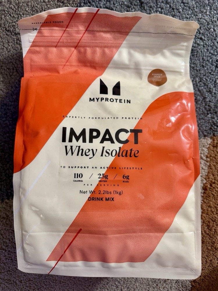 Impact Whey Isolate Protein 2.2lbs – Pumkin Spice BBE 01/2027