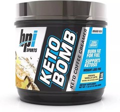 KETO BOMB BPI Sports FRENCH VANILLA LATTE Keto Diet Coffee Creamer 8/22 MCT’s