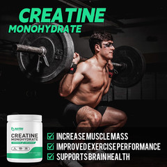 Creatine Monohydrate Powder 500G, Pure Micronized Creatine Supplements for Men a