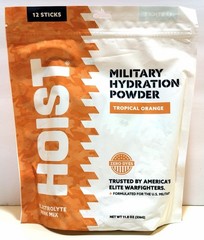 5 Pack HOIST Military Hydration Powder Tropical Orange Electrolyte Drink Mix 60