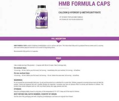 HMB SUPPLEMENTS -Anticatabolic Shredded- Reduces Body Fat & Lean Muscle Growth –