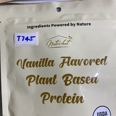 Lot Of 4, Nutri Hut, Plant Based Protein Powder, 6 oz Each Vanilla & Cho, (T745