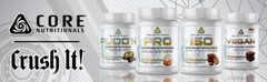 Core Nutritionals ISO Protein – 24gm Isolate Whey Protein- 2LBs – All Flavors