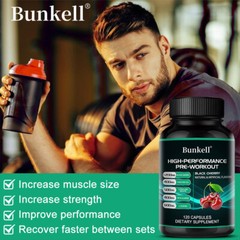 HIGH-PERFORMANCE PRE-WORKOUT BLACK CHERRY extract Capsules-muscle energy build