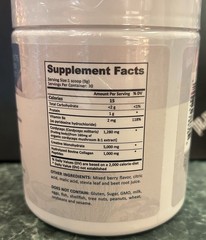 se nutrition Creatine + Cordyceps Powder Sugar Free Mixed Berry 9.5 oz