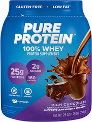 Protein Powder 100% Whey Rich Chocolate 25 G Protein 1.75 Lb Top Quality and NEW