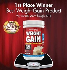 Weight Gain Instant Nutrition Drink Mix, Vanilla ,20.3 Ounce