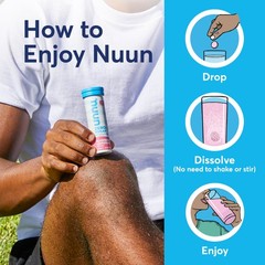 Nuun Vitamins Electrolyte Tablets Vitamin D C E A B6 Folic Acid Magnesium 4
