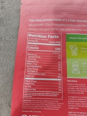 Oath Nutrition Clear Protein Powder – Kiwi Strawberry – Exp 8/27