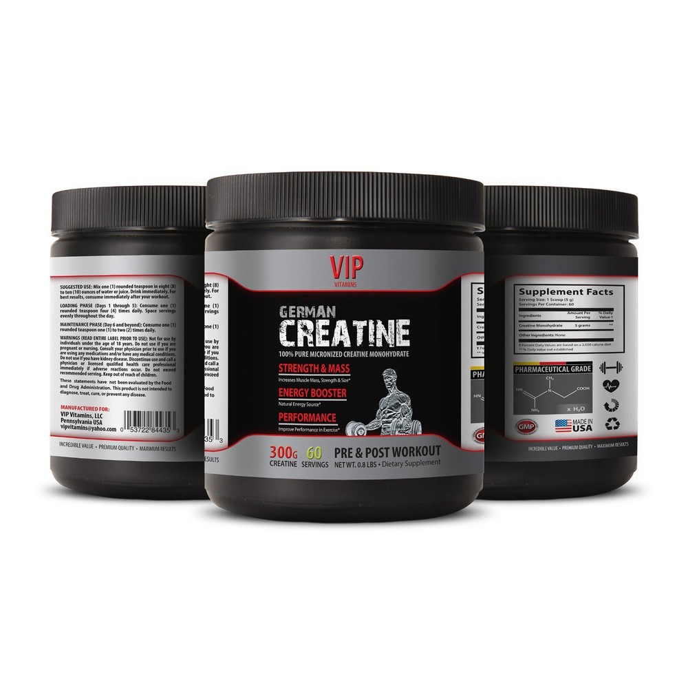 muscle builder – MICRONIZED CREATINE 300G – boost energy levels 1 CAN