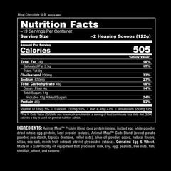 Animal Meal Balanced Whole Food Meal Replacement Protein Powder Egg Beef 5 Lb