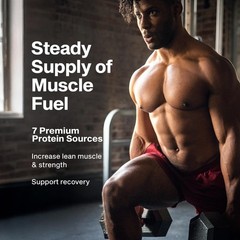 Muscletech Platinum 8-Hour Protein Powder – 7 Premium Protein Sources Whey