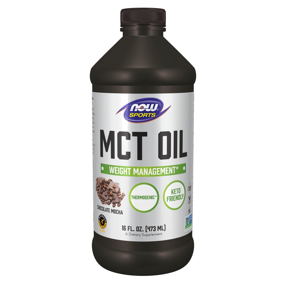 NOW FOODS MCT Oil Chocolate Mocha 16 fl oz