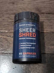 SHEER SHRED Thermogenic Capsaicin & L-Carnitine Weight Loss 90ct EXP 11/27+