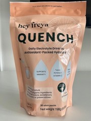 Hey Freya QUENCH Daily Electrolyte Hydration Drink Mix – 30 Stick Pack