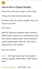 GH Secretion Amp. W/Sleep Aid 4 Growth, Recovery & Gains By Vintage Muscle💪🧪