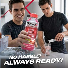 SueroX Electrolyte Drink Sugar Free Sports Drink Hydration Recovery Supplement