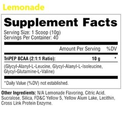 Tripep BCAA 400g 40 Servings Branched-Chain Amino Acids Powder Muscle Recovery